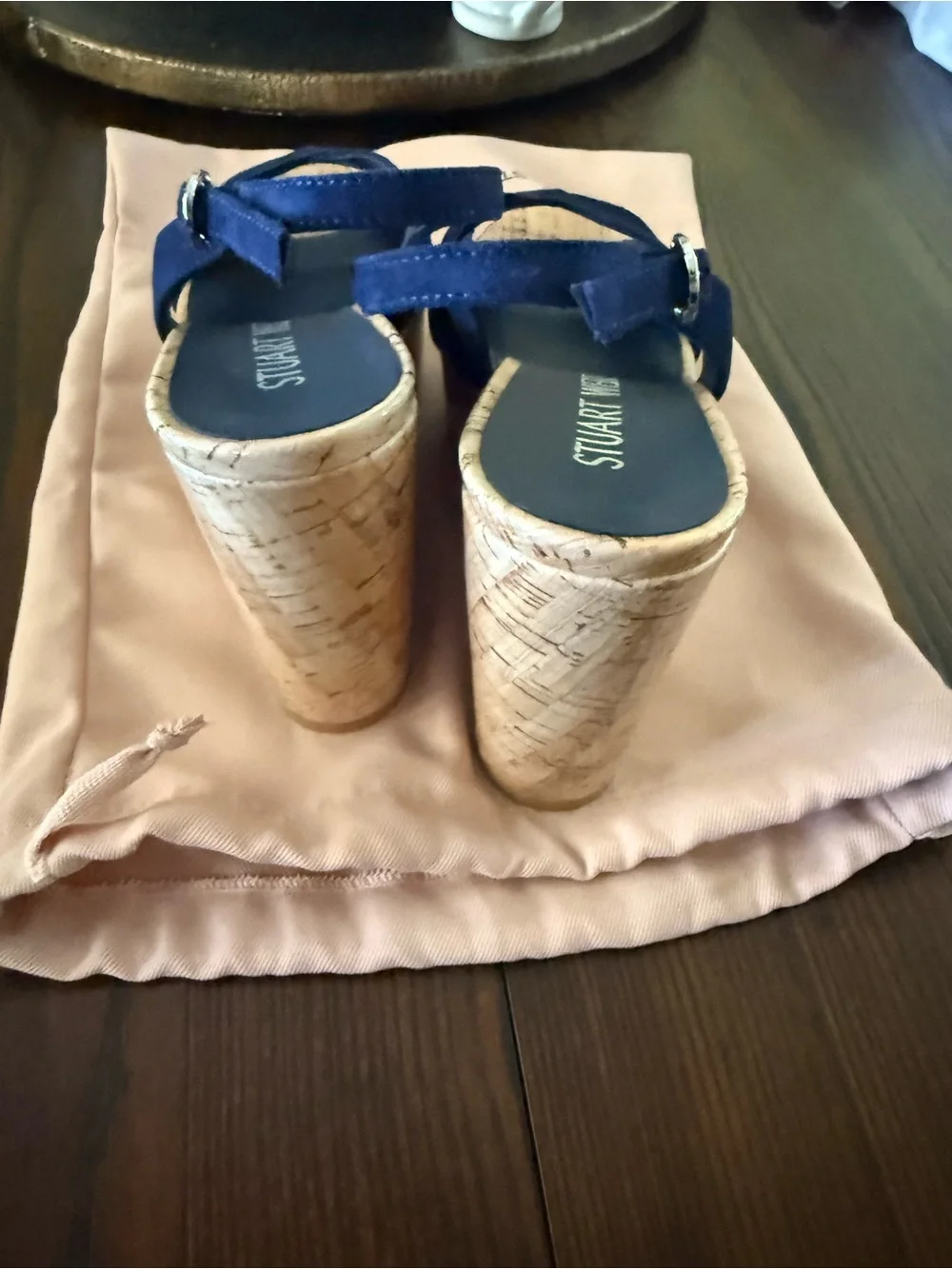Stuart Weitzman Carmen Wedge Sandals BRAND new sz7 - Picture 8 of 11